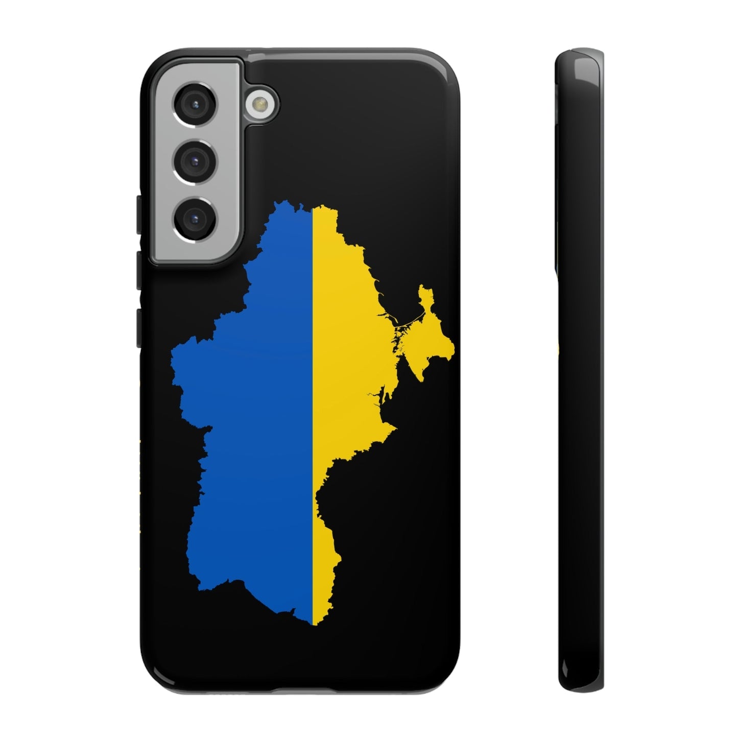 Phone Case-STAND WITH UKRAINE | Tough-Samsung Galaxy S22 Plus-Glossy-PhoneCaseBoss-Phone-Best-Phone-Cases