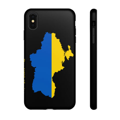 Phone Case-STAND WITH UKRAINE | Tough-iPhone XS MAX-Matte-PhoneCaseBoss-Phone-Best-Phone-Cases