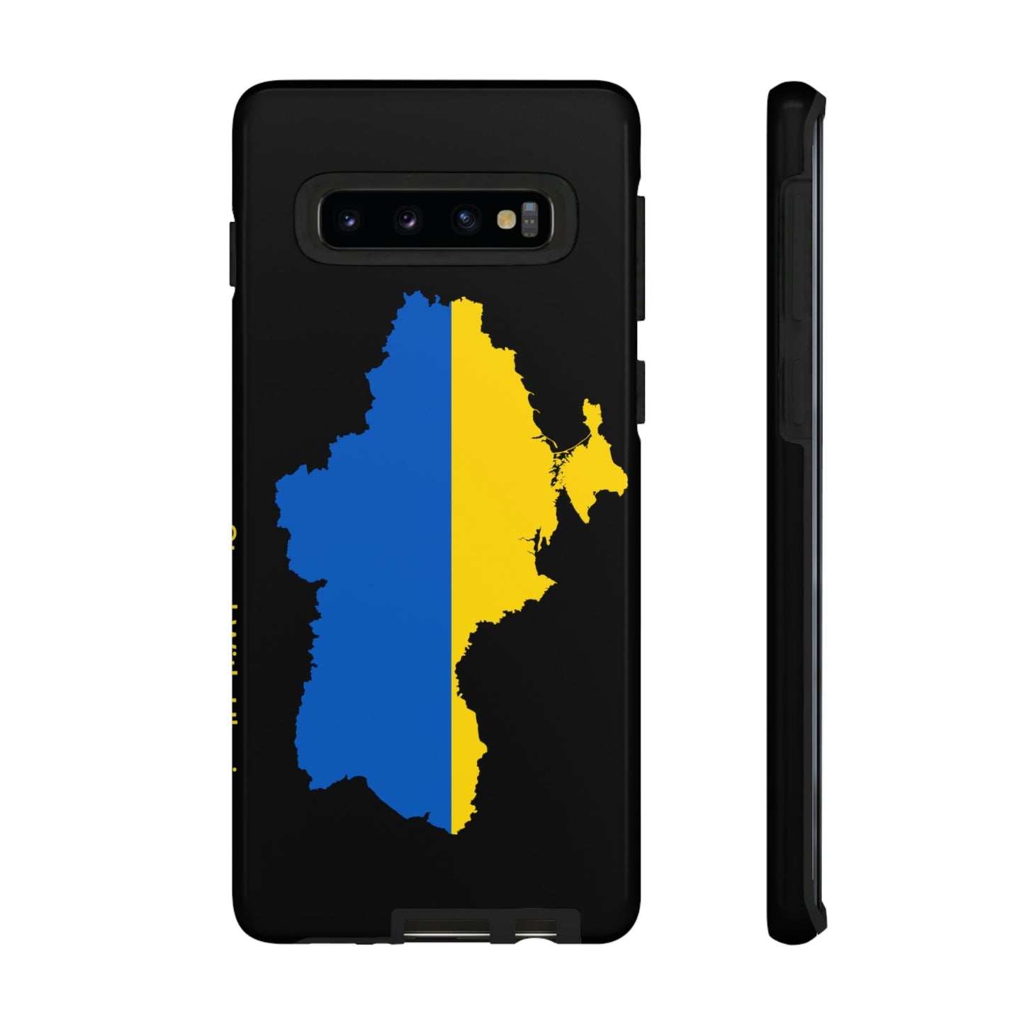 Phone Case-STAND WITH UKRAINE | Tough-Samsung Galaxy S10-Glossy-PhoneCaseBoss-Phone-Best-Phone-Cases