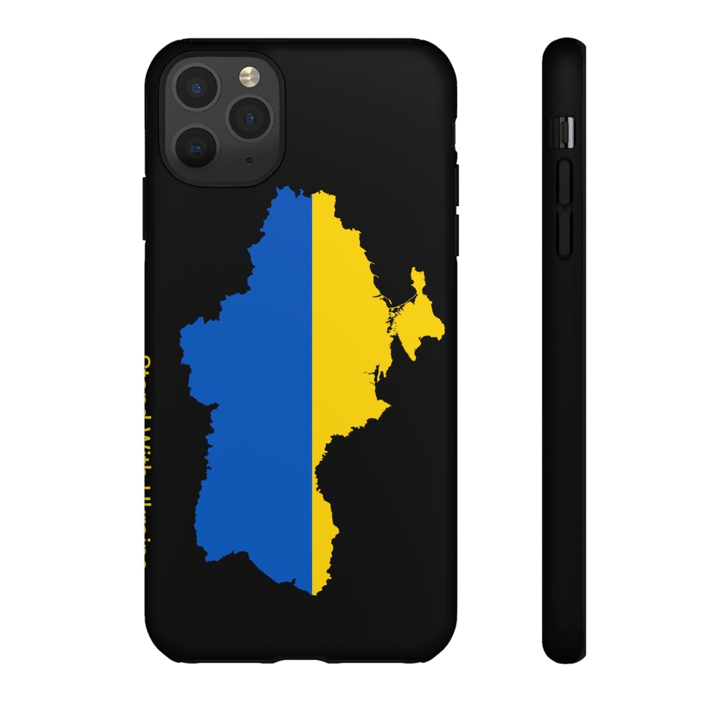 Phone Case-STAND WITH UKRAINE | Tough-iPhone 11 Pro Max-Matte-PhoneCaseBoss-Phone-Best-Phone-Cases