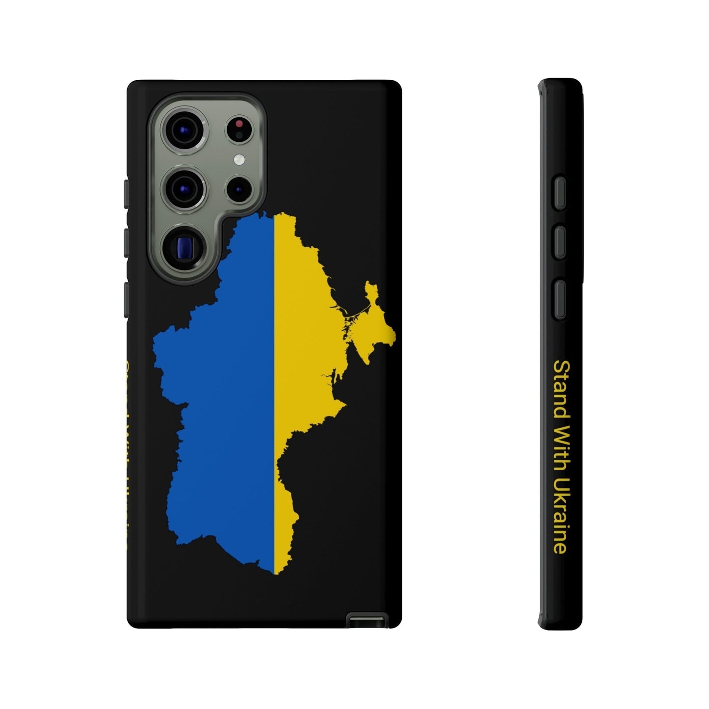 Phone Case-STAND WITH UKRAINE | Tough-Samsung Galaxy S23 Ultra-Glossy-PhoneCaseBoss-Phone-Best-Phone-Cases