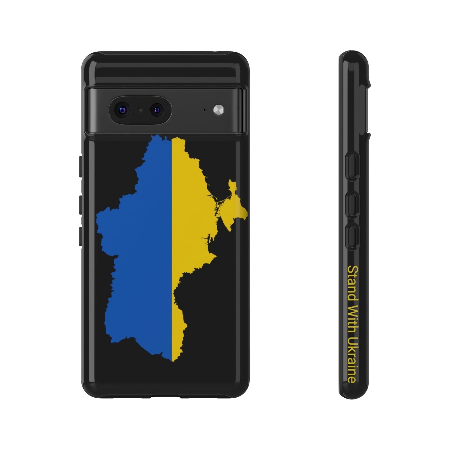 Phone Case-STAND WITH UKRAINE | Tough-Google Pixel 7-Glossy-PhoneCaseBoss-Phone-Best-Phone-Cases