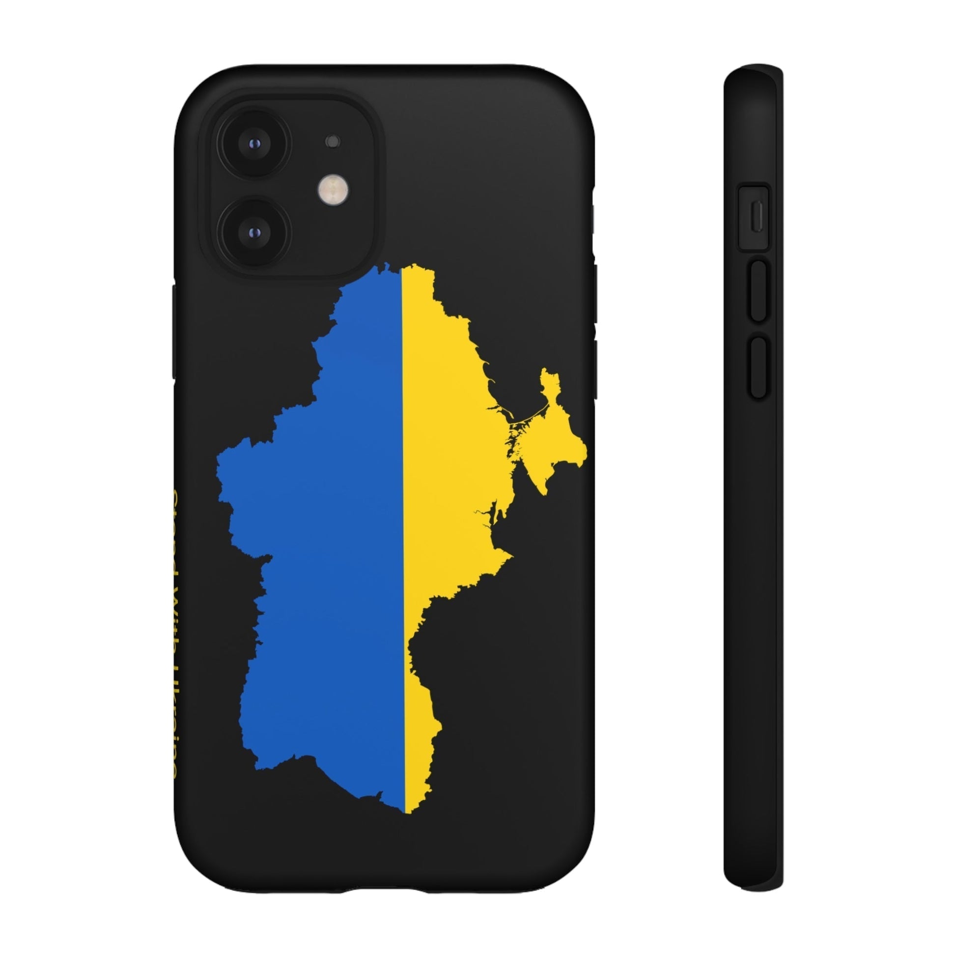 Phone Case-STAND WITH UKRAINE | Tough-iPhone 12-Matte-PhoneCaseBoss-Phone-Best-Phone-Cases