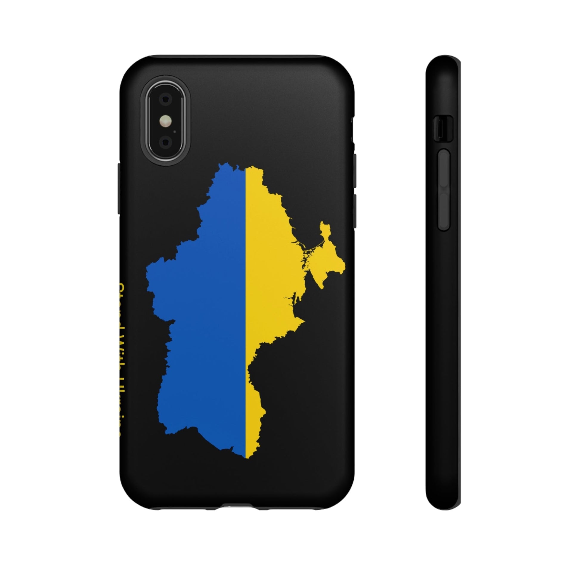 Phone Case-STAND WITH UKRAINE | Tough-iPhone X-Matte-PhoneCaseBoss-Phone-Best-Phone-Cases