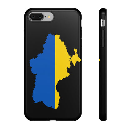 Phone Case-STAND WITH UKRAINE | Tough-iPhone 8 Plus-Glossy-PhoneCaseBoss-Phone-Best-Phone-Cases