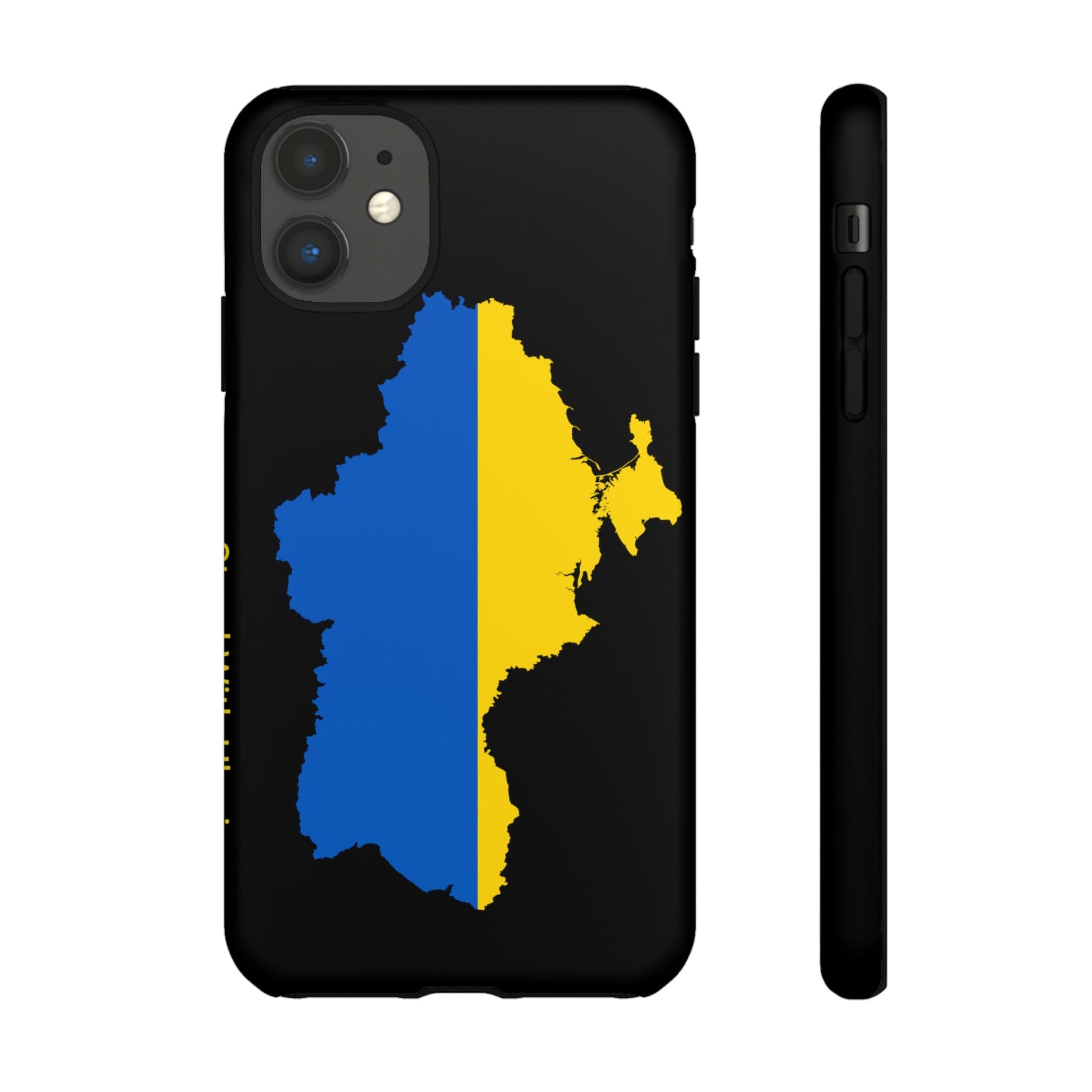 Phone Case-STAND WITH UKRAINE | Tough-iPhone 11-Matte-PhoneCaseBoss-Phone-Best-Phone-Cases