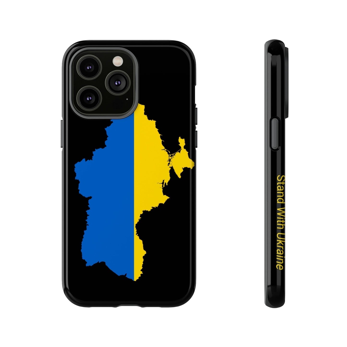 Phone Case-STAND WITH UKRAINE | Tough-iPhone 14 Pro Max-Glossy-PhoneCaseBoss-Phone-Best-Phone-Cases