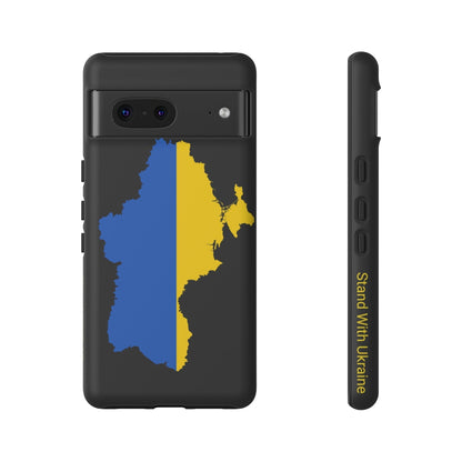 Phone Case-STAND WITH UKRAINE | Tough-Google Pixel 7-Matte-PhoneCaseBoss-Phone-Best-Phone-Cases