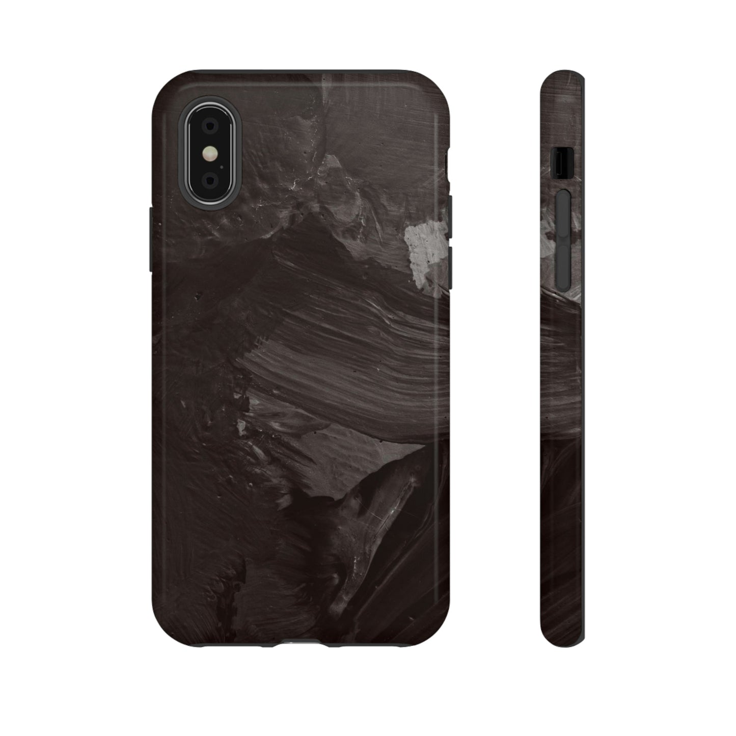 Phone Case-STONE BROWN | Tough-iPhone XS-Glossy-PhoneCaseBoss-Phone-Best-Phone-Cases