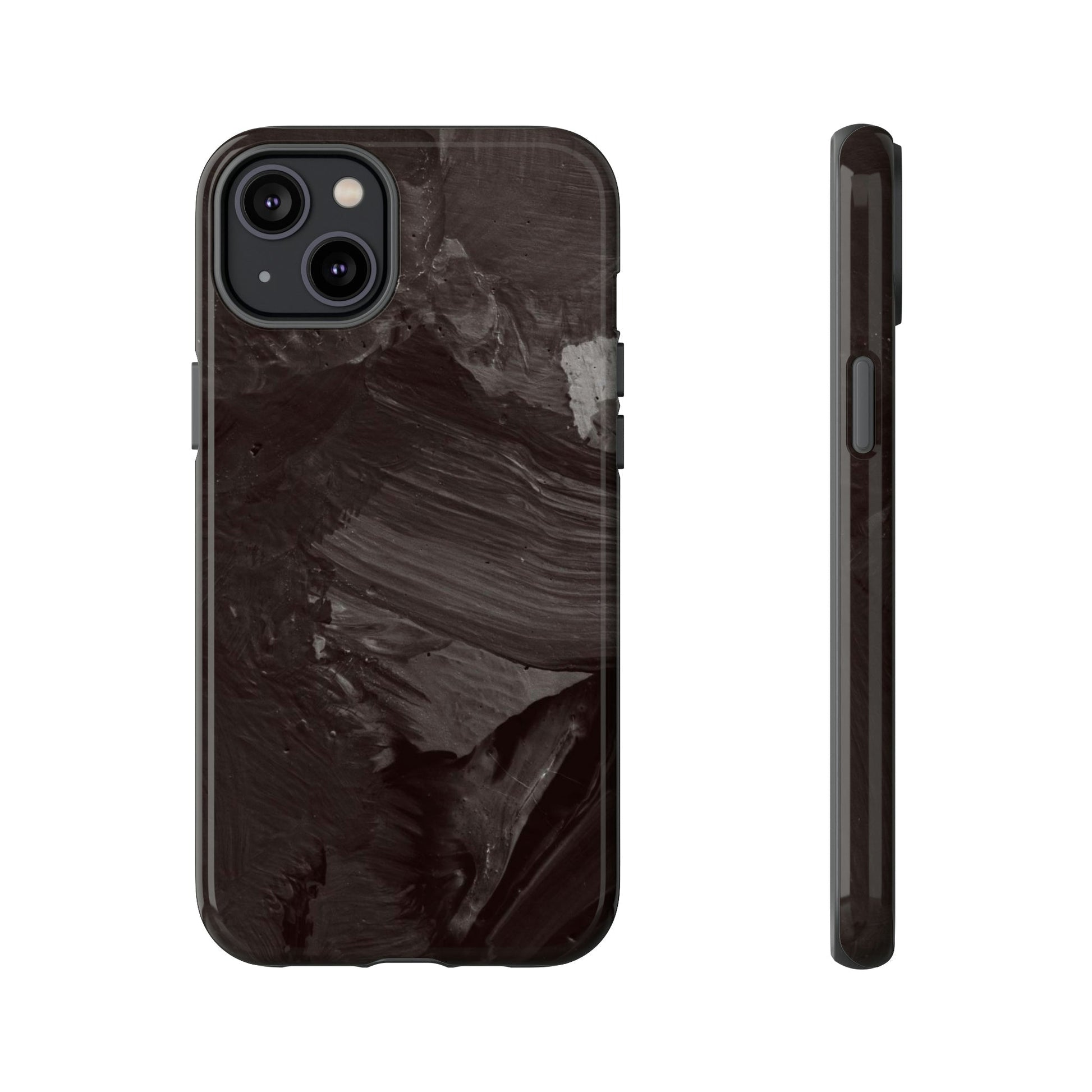 Phone Case-STONE BROWN | Tough-iPhone 14 Plus-Glossy-PhoneCaseBoss-Phone-Best-Phone-Cases