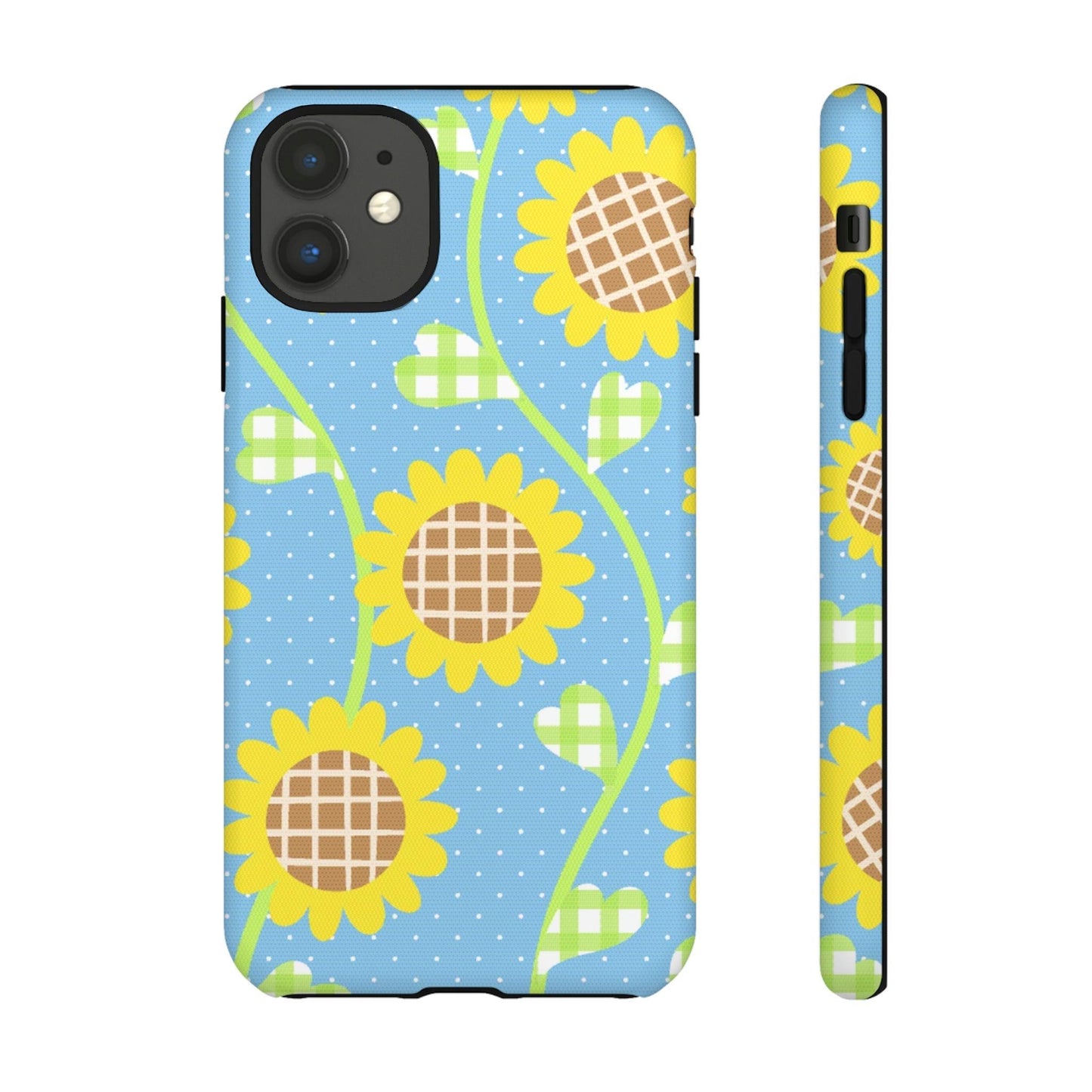 Phone Case-SUNFLOWERS | Tough-iPhone 11-Matte-PhoneCaseBoss-Phone-Best-Phone-Cases