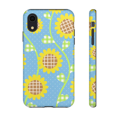 Phone Case-SUNFLOWERS | Tough-iPhone XR-Glossy-PhoneCaseBoss-Phone-Best-Phone-Cases