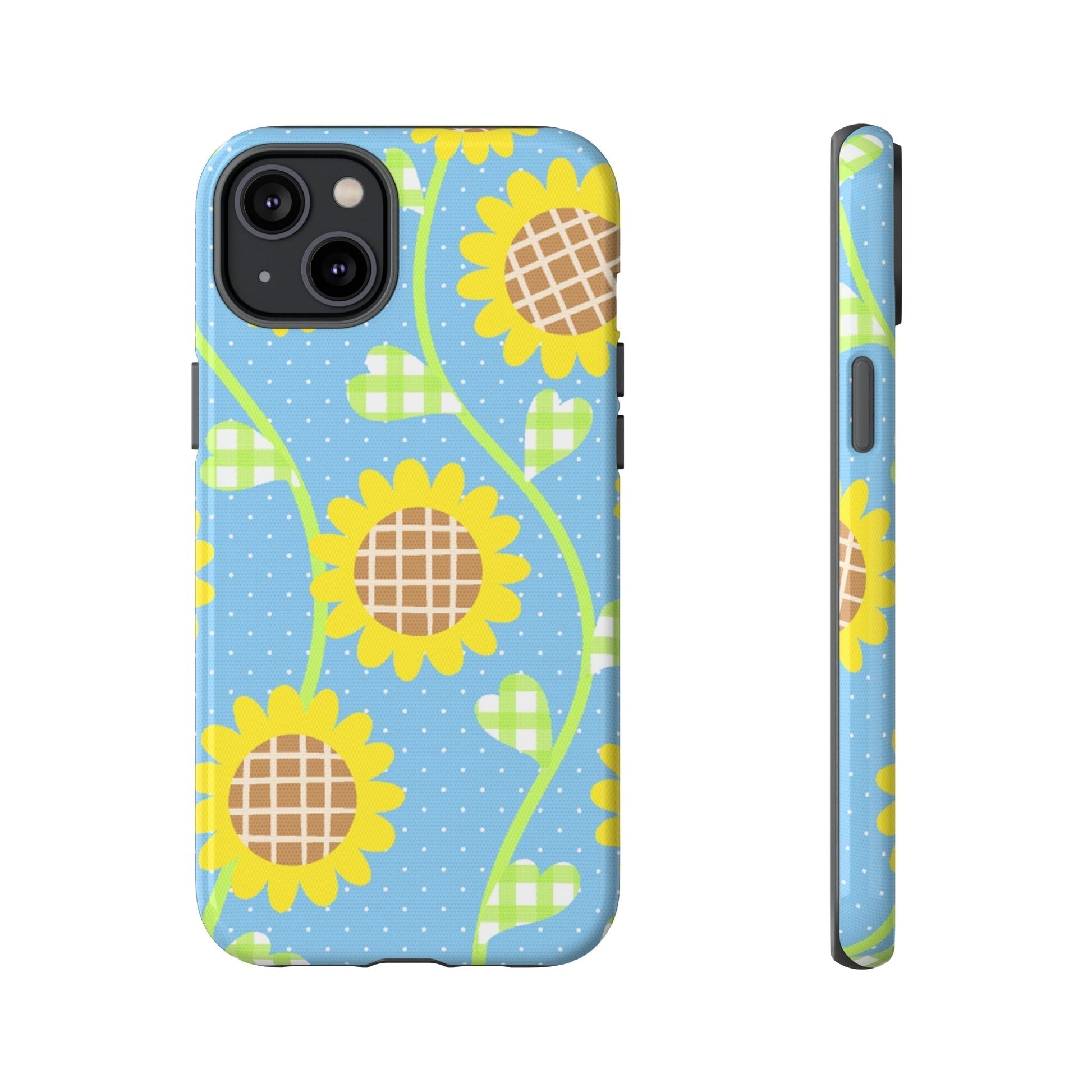 Phone Case-SUNFLOWERS | Tough-iPhone 14 Plus-Glossy-PhoneCaseBoss-Phone-Best-Phone-Cases