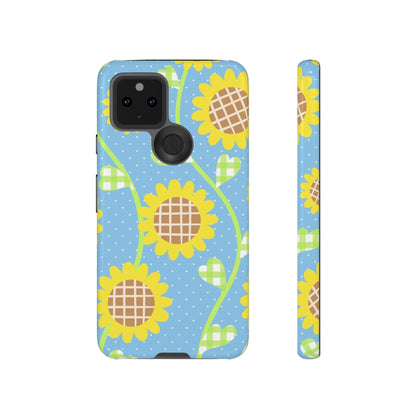 Phone Case-SUNFLOWERS | Tough-Google Pixel 5 5G-Glossy-PhoneCaseBoss-Phone-Best-Phone-Cases