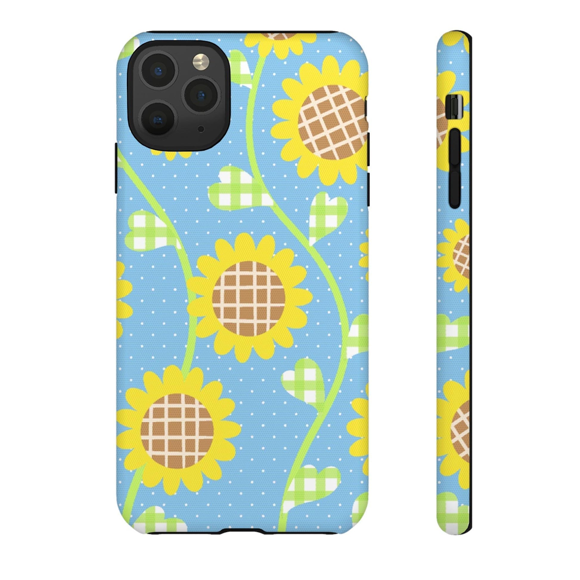 Phone Case-SUNFLOWERS | Tough-iPhone 11 Pro Max-Matte-PhoneCaseBoss-Phone-Best-Phone-Cases