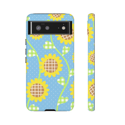 Phone Case-SUNFLOWERS | Tough-Google Pixel 6-Matte-PhoneCaseBoss-Phone-Best-Phone-Cases