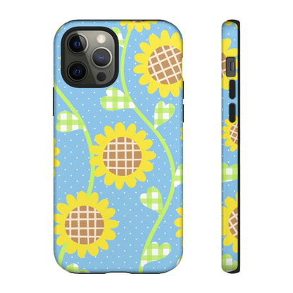 Phone Case-SUNFLOWERS | Tough-iPhone 12 Pro-Glossy-PhoneCaseBoss-Phone-Best-Phone-Cases