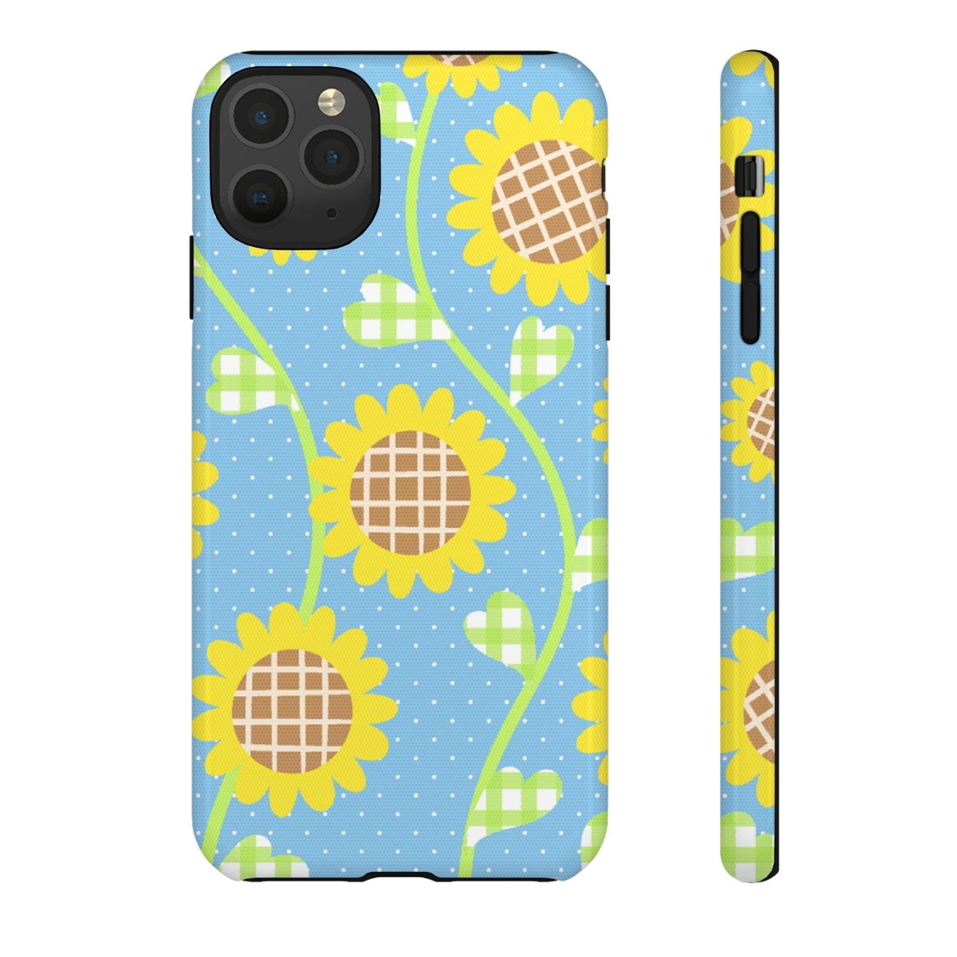 Phone Case-SUNFLOWERS | Tough-iPhone 11 Pro Max-Glossy-PhoneCaseBoss-Phone-Best-Phone-Cases