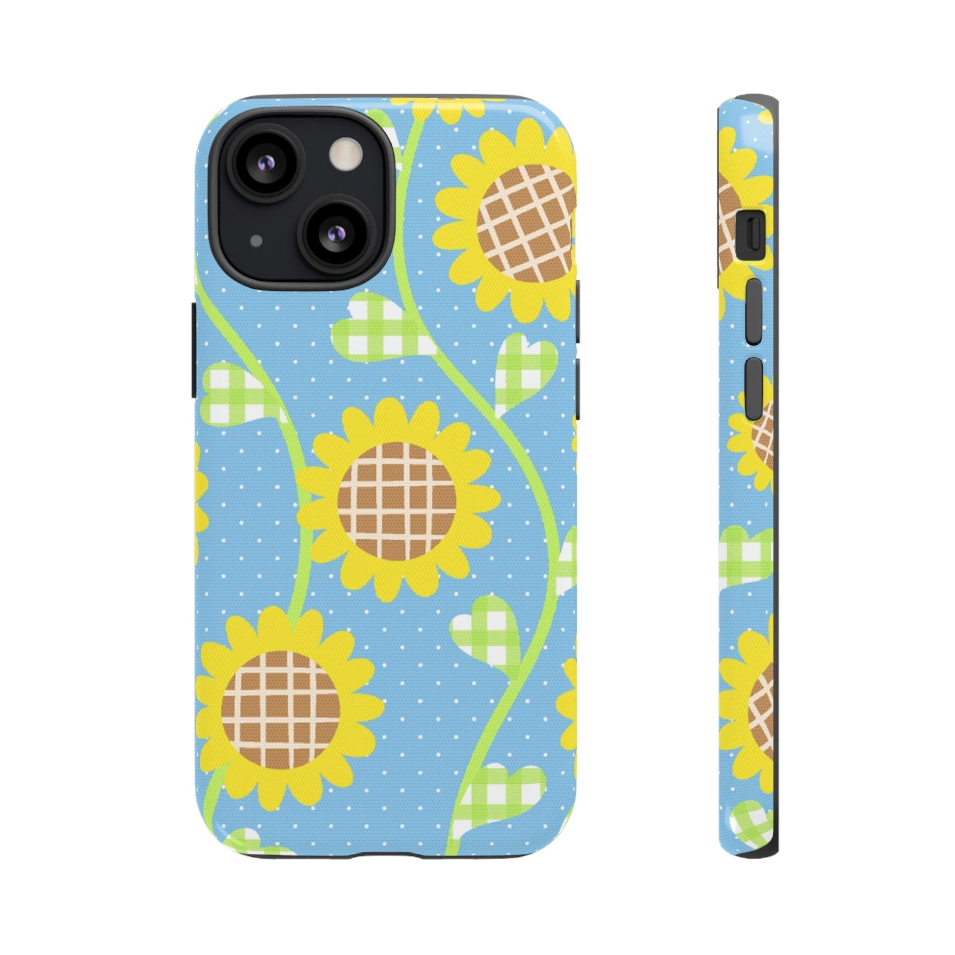 Phone Case-SUNFLOWERS | Tough-iPhone 13 Mini-Glossy-PhoneCaseBoss-Phone-Best-Phone-Cases