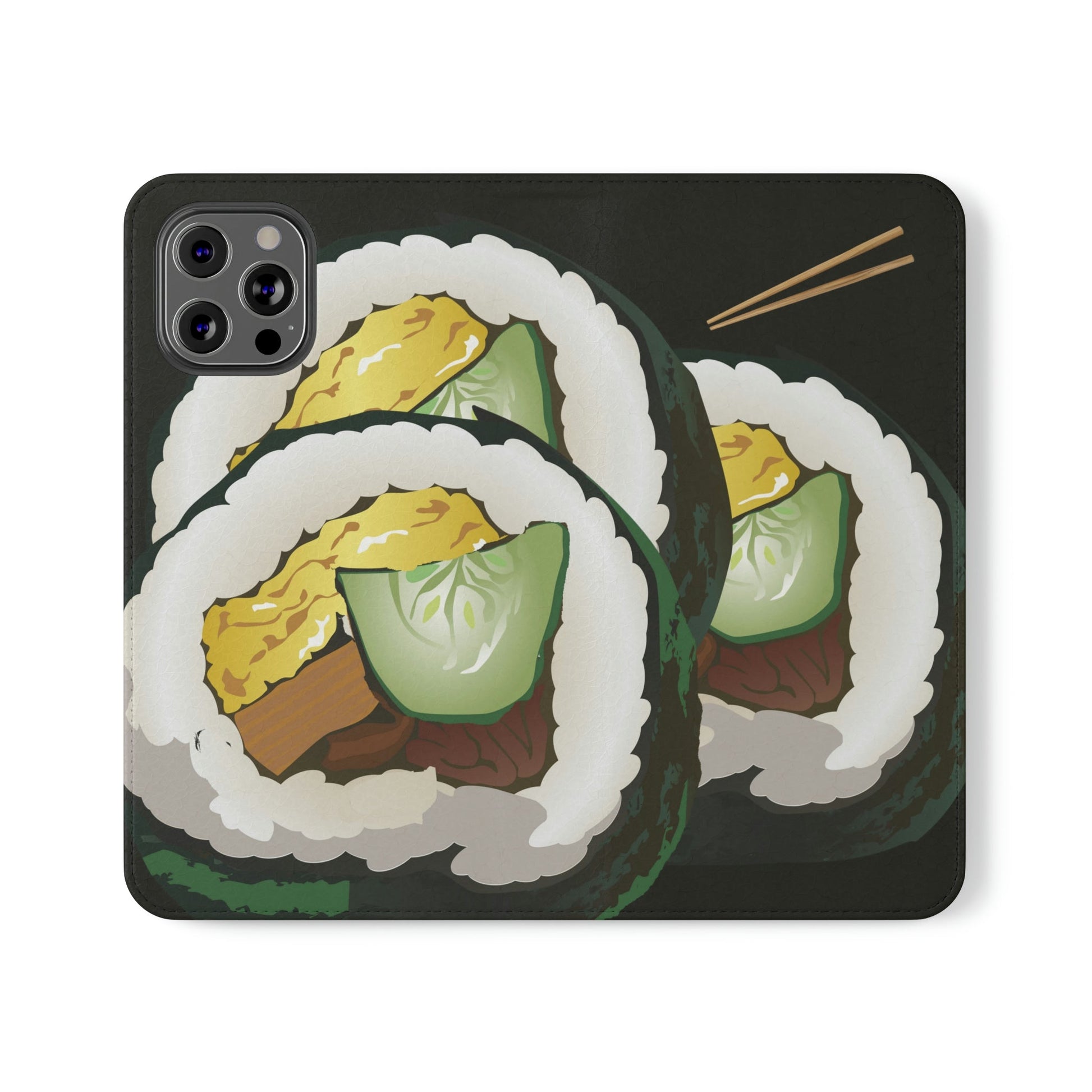 Phone Case-SUSHI | Folio-iPhone 12 Pro Max-PhoneCaseBoss-Phone-Best-Phone-Cases