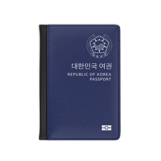 South Korea Passport Cover-Accessories-Printify-Asian, Boarding Pass Case, Countries, Credit Card Slots, Gift for Traveler, Gifts For South Koreans, Gifts for Travelers, James Bond Style, Korea, More, Nations, Passport, Passport Cover, Passport Holder, PU Faux Leather, Regions, RFID Blocking, South Korea, South Korea design, South Korean Gifts, The Whole Nother, TheWholeNother, TheWholeNother.com, Travel Accessory, Travel Essentials, Travel ID Organizer, World Citizen, World Traveler | 3.9" x 5.8",Black,,77