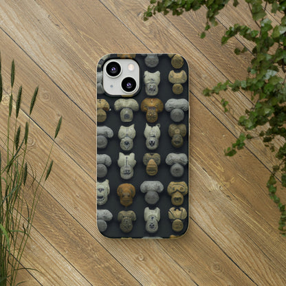 Biodegradeable iPhone Case Earth Friendly Android Phone Case-Space Dogs - Biodegradable Phone Cases-PhoneCaseBoss-Phone-Best-Phone-Cases