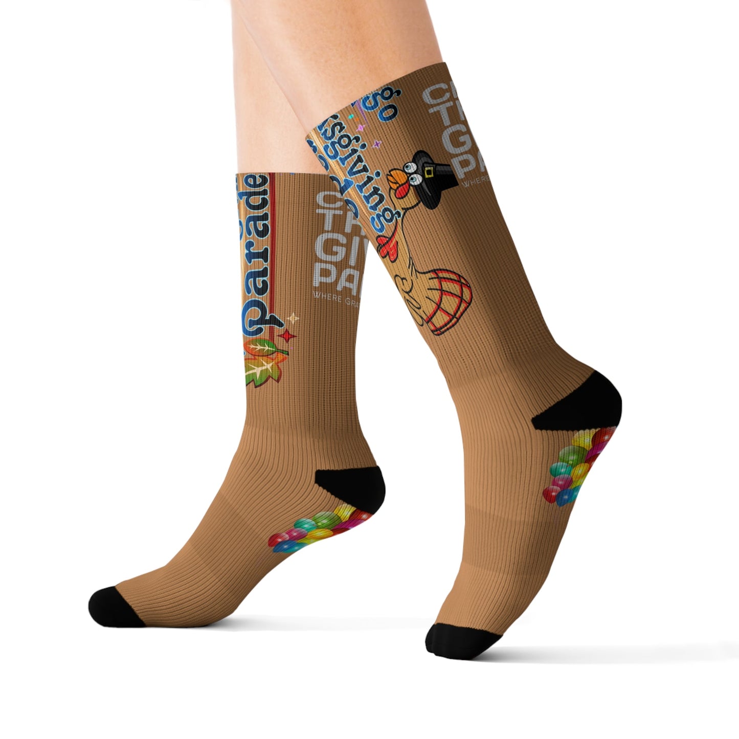 Sublimation Socks - Chicago Thanksgiving Parade
