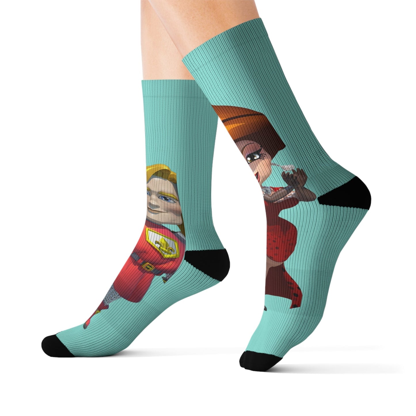Sublimation Socks - MyVegas-All Over Prints-Printify-L-Accessories, All Over Print, Socks, Sublimation-PhoneCaseBoss.com