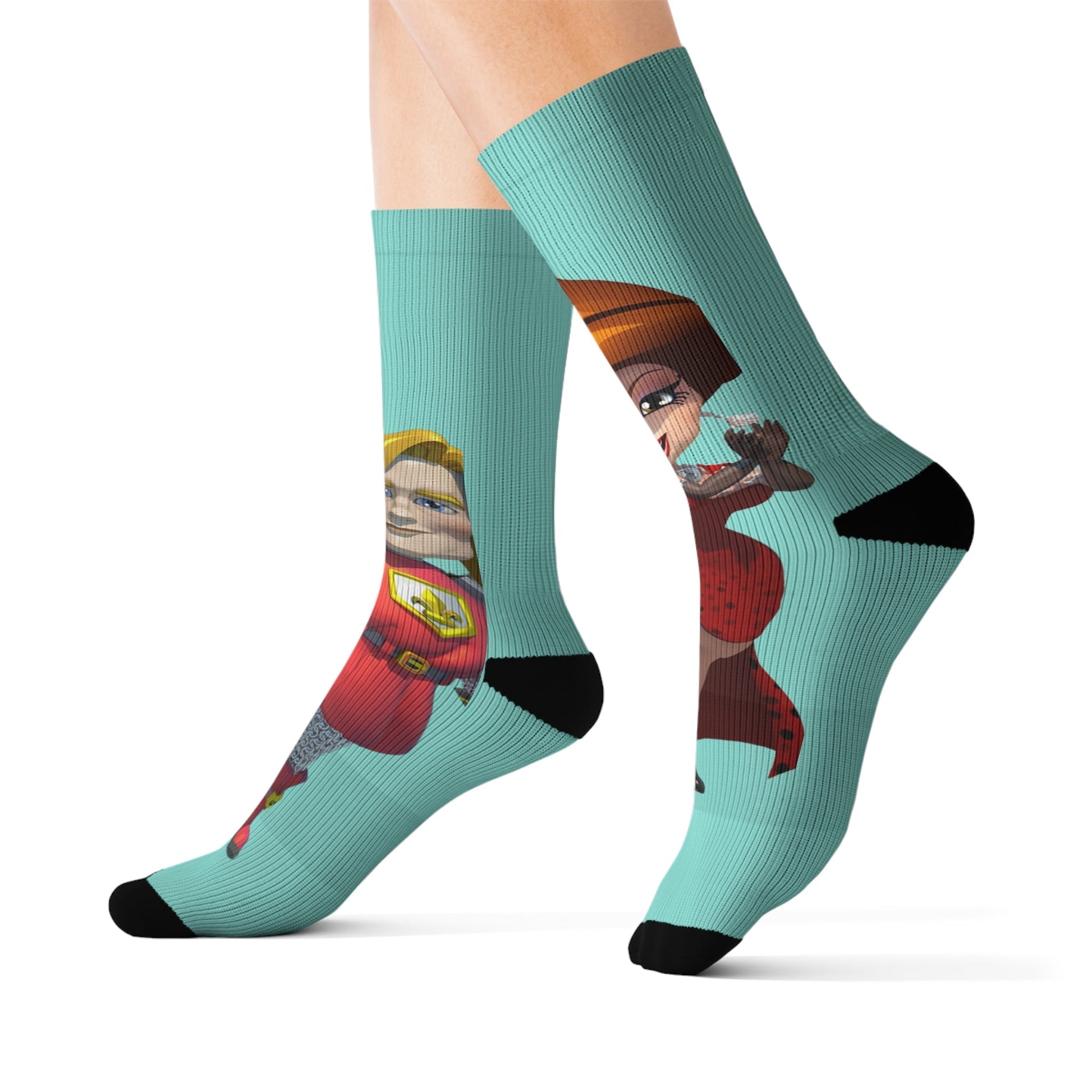 Sublimation Socks - MyVegas-All Over Prints-Printify-M-Accessories, All Over Print, Socks, Sublimation-PhoneCaseBoss.com