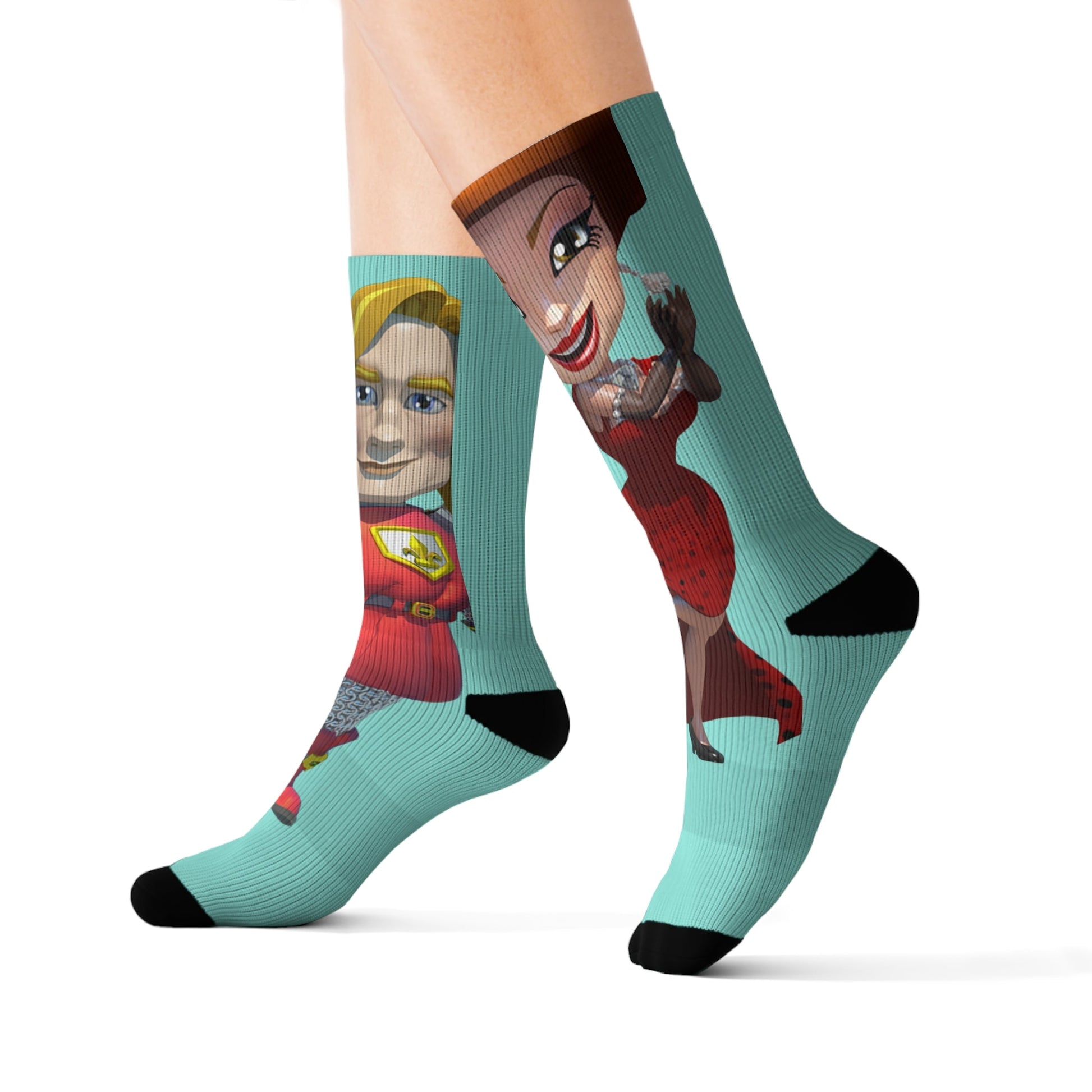 Sublimation Socks - MyVegas-All Over Prints-Printify-S-Accessories, All Over Print, Socks, Sublimation-PhoneCaseBoss.com