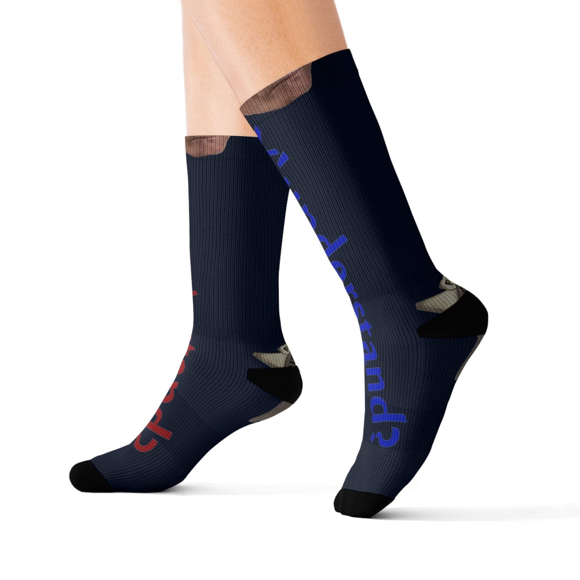 Sublimation Socks - "Y'understand?" Chicago P.D.-All Over Prints-Printify-S-Accessories, All Over Print, Socks, Sublimation-PhoneCaseBoss.com