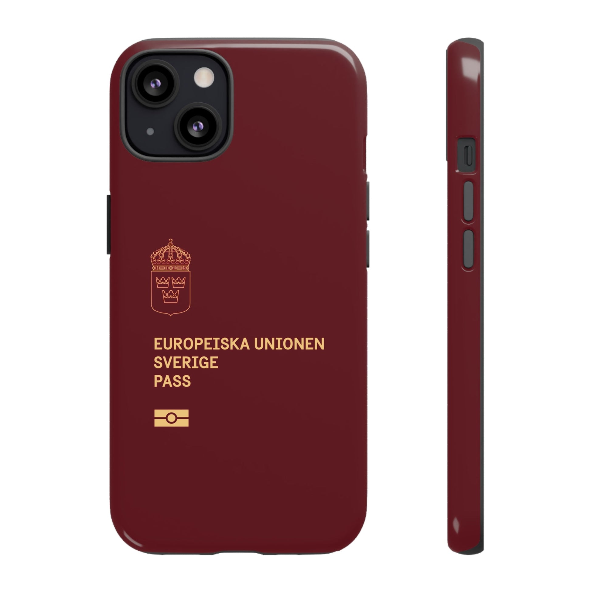 Phone Case-Swedish Passort | Tough-iPhone 13-Glossy-PhoneCaseBoss-Phone-Best-Phone-Cases