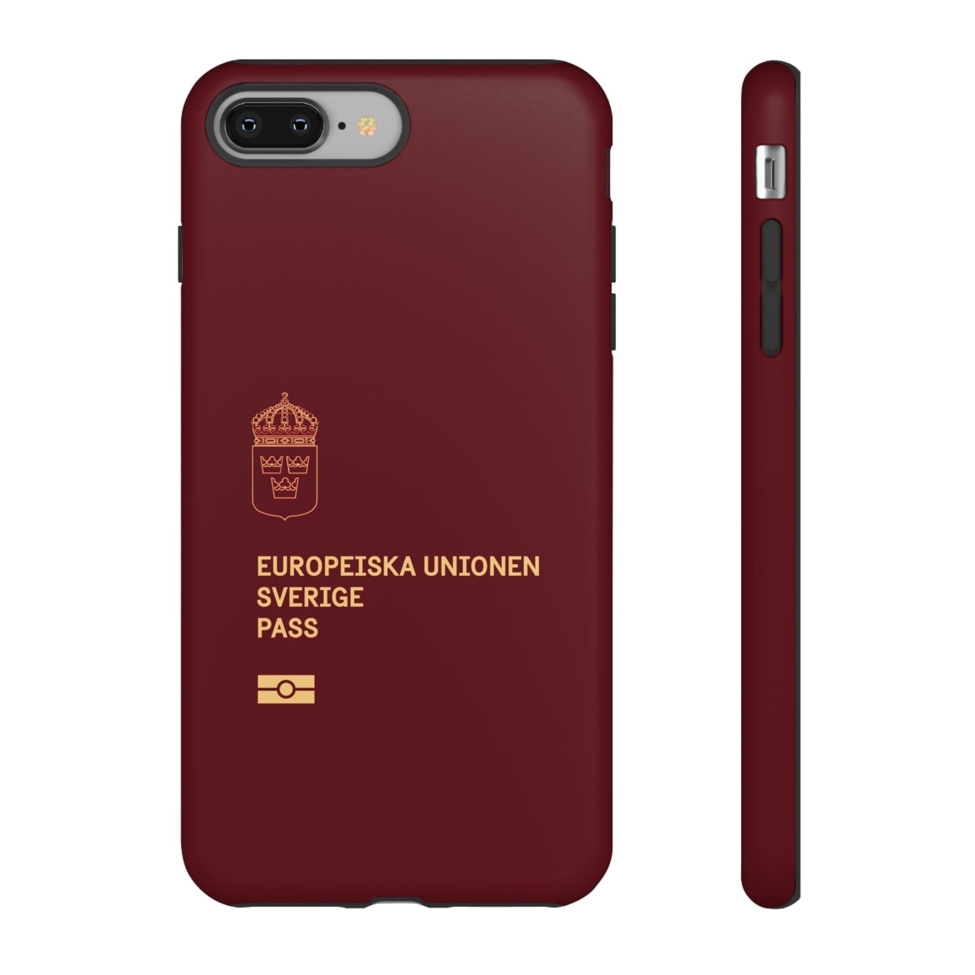 Phone Case-Swedish Passort | Tough-iPhone 8 Plus-Matte-PhoneCaseBoss-Phone-Best-Phone-Cases