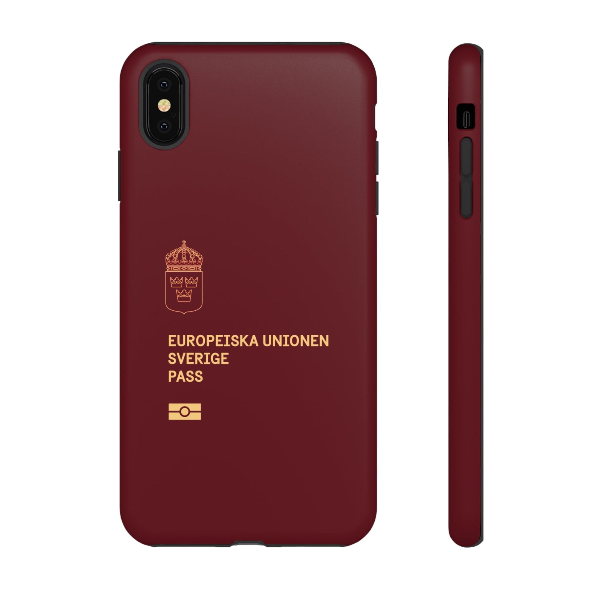 Phone Case-Swedish Passort | Tough-iPhone XS MAX-Matte-PhoneCaseBoss-Phone-Best-Phone-Cases