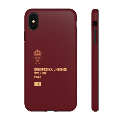 Phone Case-Swedish Passort | Tough-iPhone XS MAX-Matte-PhoneCaseBoss-Phone-Best-Phone-Cases