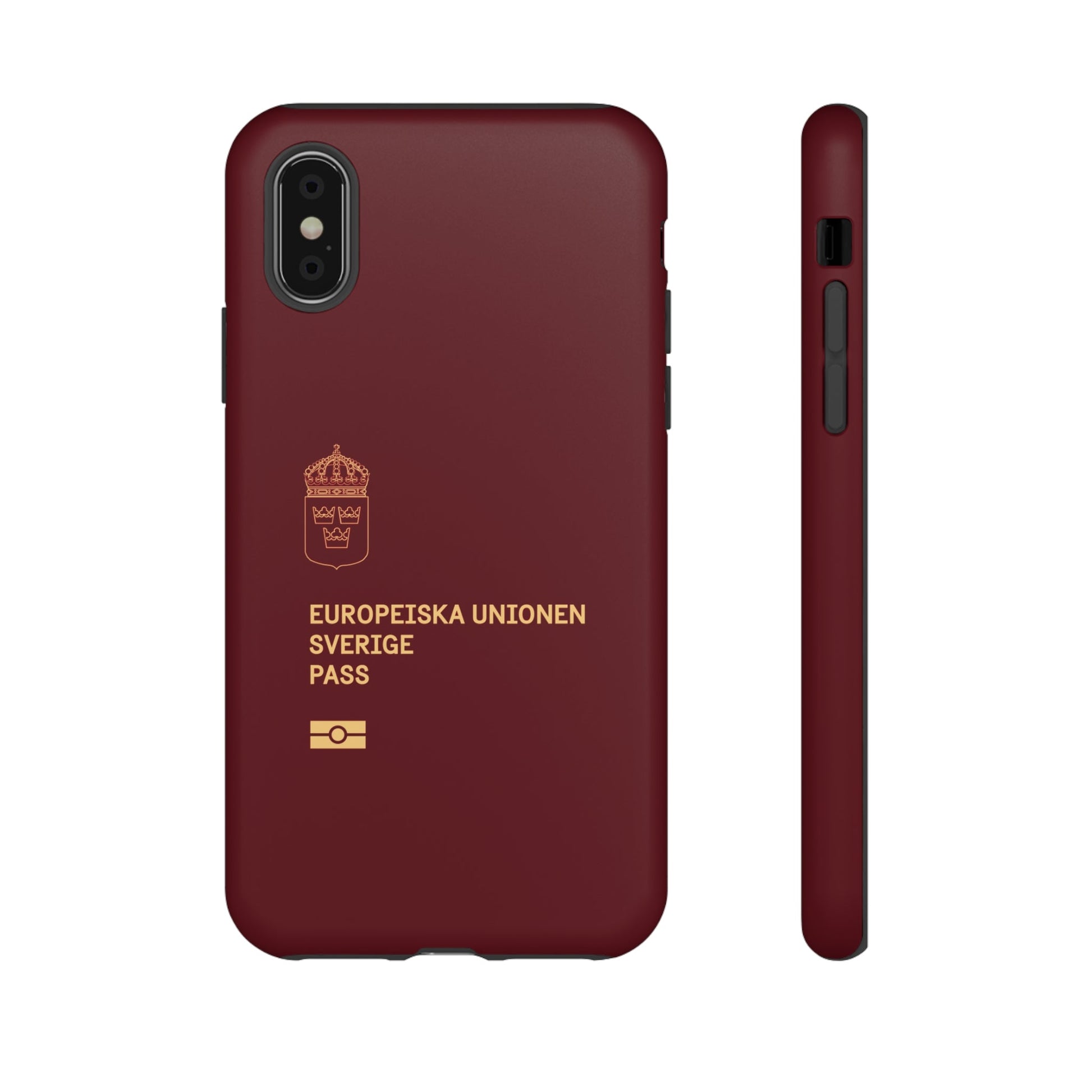Phone Case-Swedish Passort | Tough-iPhone XS-Matte-PhoneCaseBoss-Phone-Best-Phone-Cases