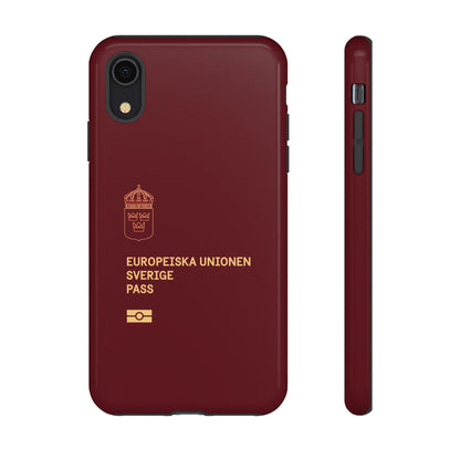 Phone Case-Swedish Passort | Tough-iPhone XR-Glossy-PhoneCaseBoss-Phone-Best-Phone-Cases