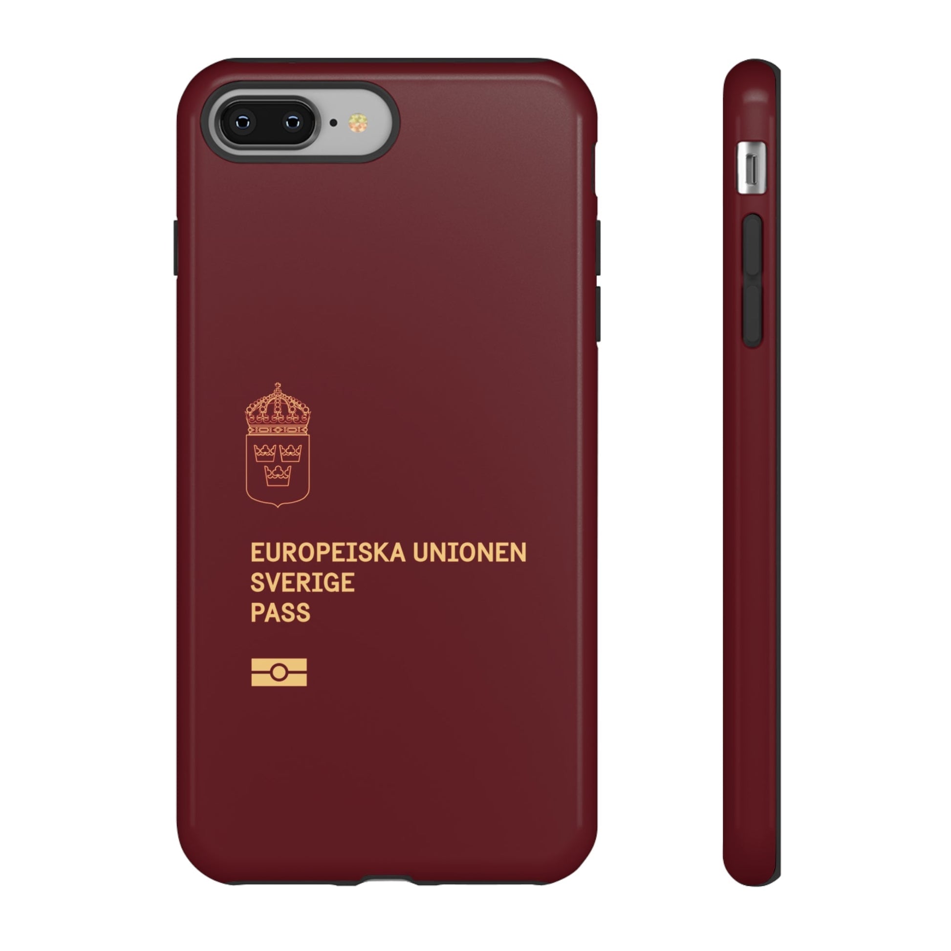 Phone Case-Swedish Passort | Tough-iPhone 8 Plus-Glossy-PhoneCaseBoss-Phone-Best-Phone-Cases