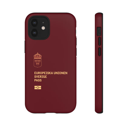 Phone Case-Swedish Passort | Tough-iPhone 12 Mini-Matte-PhoneCaseBoss-Phone-Best-Phone-Cases