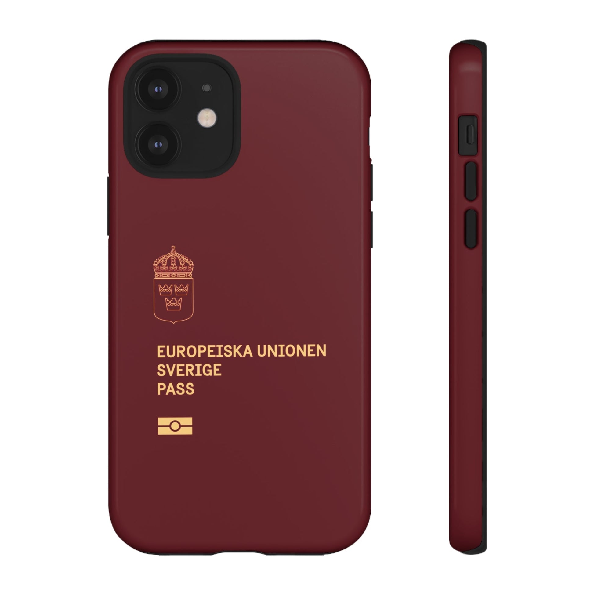 Phone Case-Swedish Passort | Tough-iPhone 12-Glossy-PhoneCaseBoss-Phone-Best-Phone-Cases