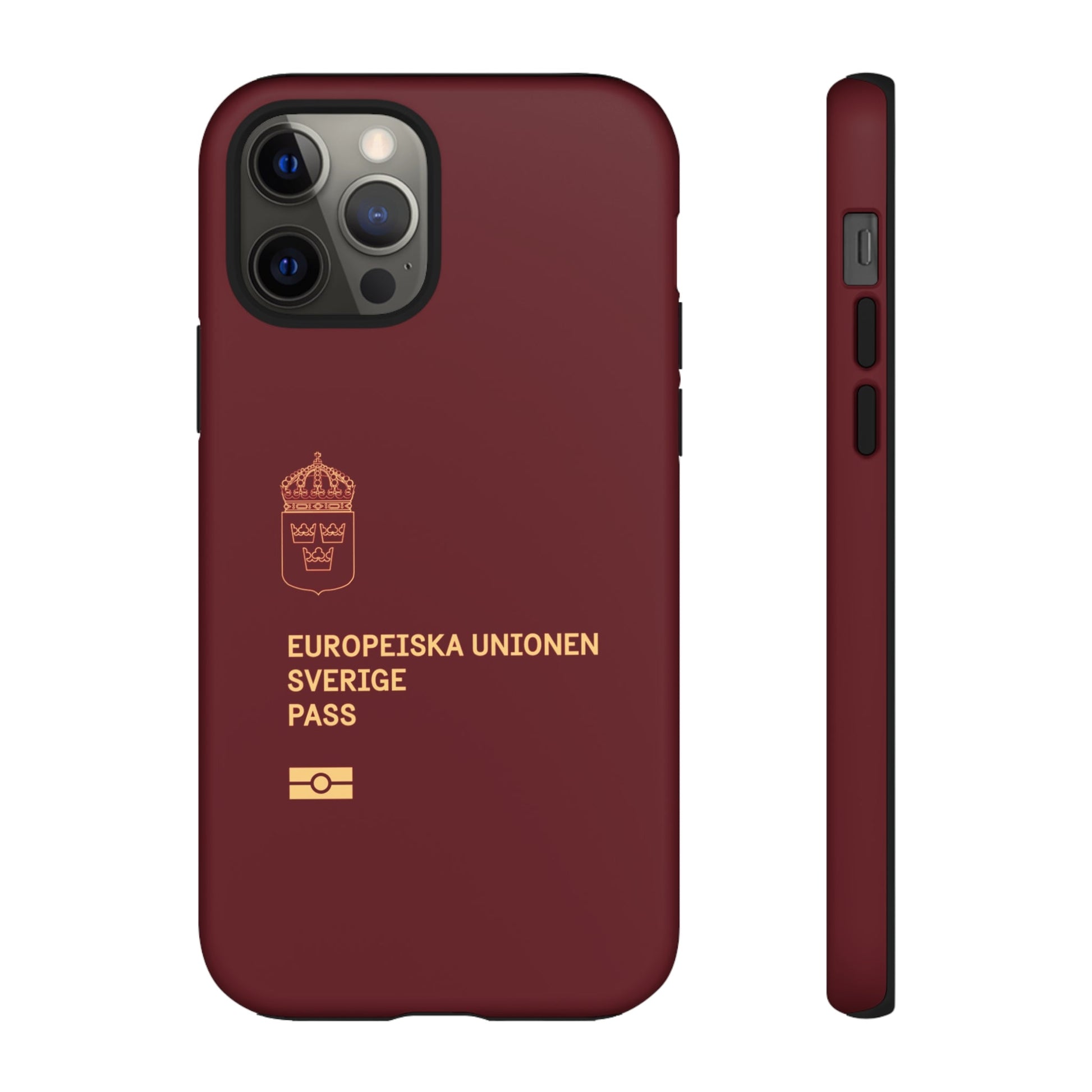 Phone Case-Swedish Passort | Tough-iPhone 12 Pro-Matte-PhoneCaseBoss-Phone-Best-Phone-Cases