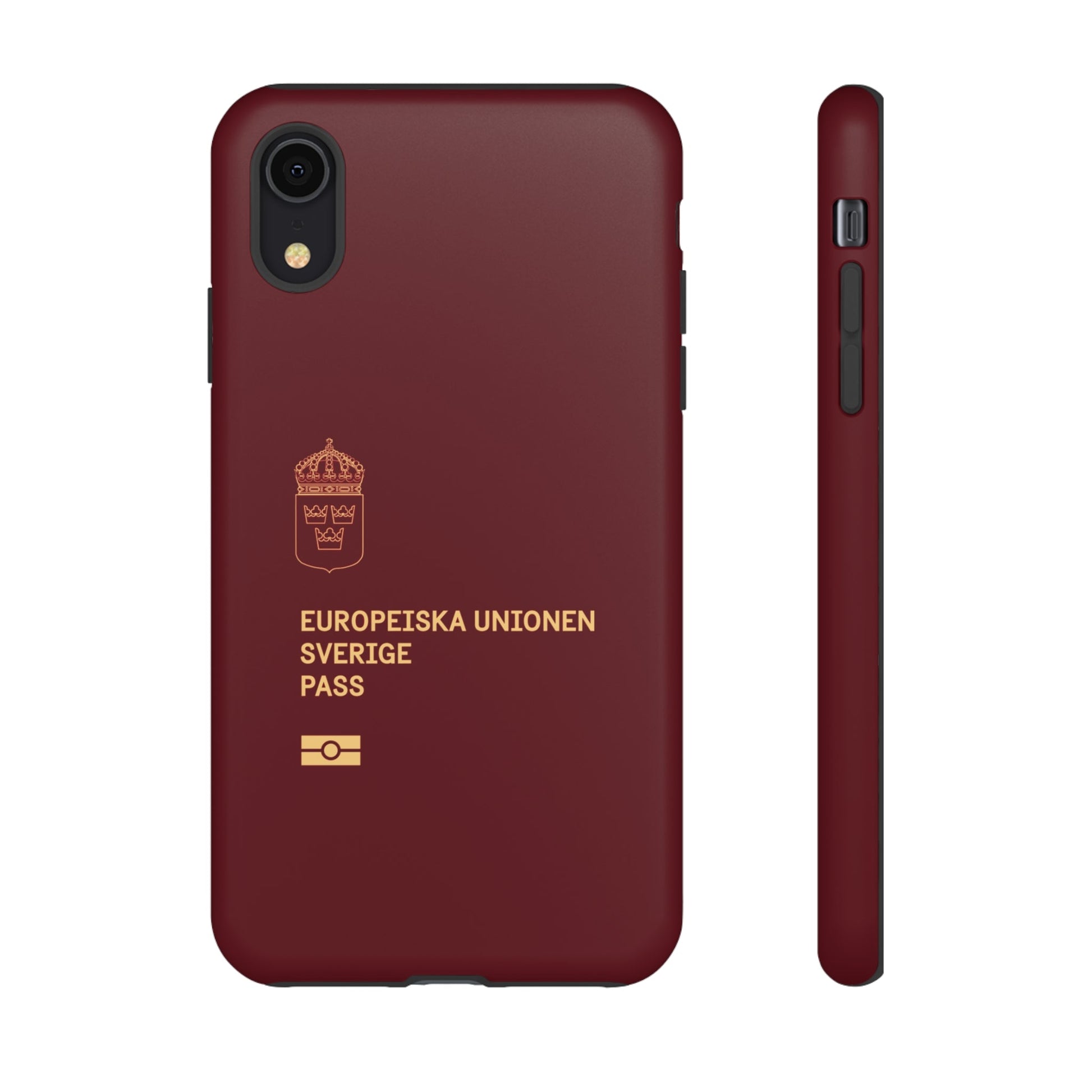 Phone Case-Swedish Passort | Tough-iPhone XR-Matte-PhoneCaseBoss-Phone-Best-Phone-Cases