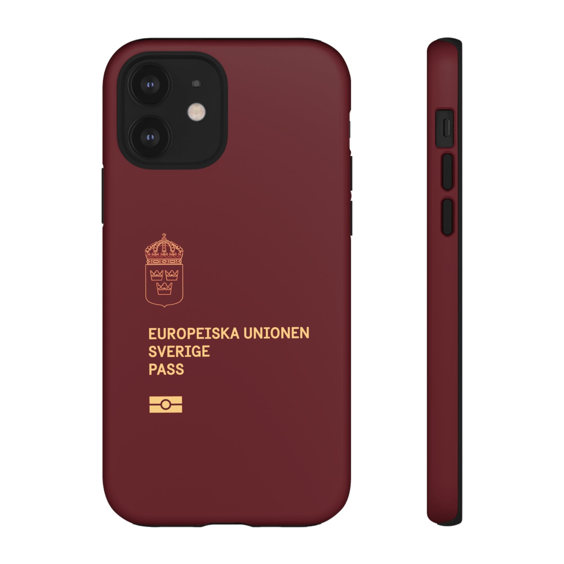 Phone Case-Swedish Passort | Tough-iPhone 12-Matte-PhoneCaseBoss-Phone-Best-Phone-Cases
