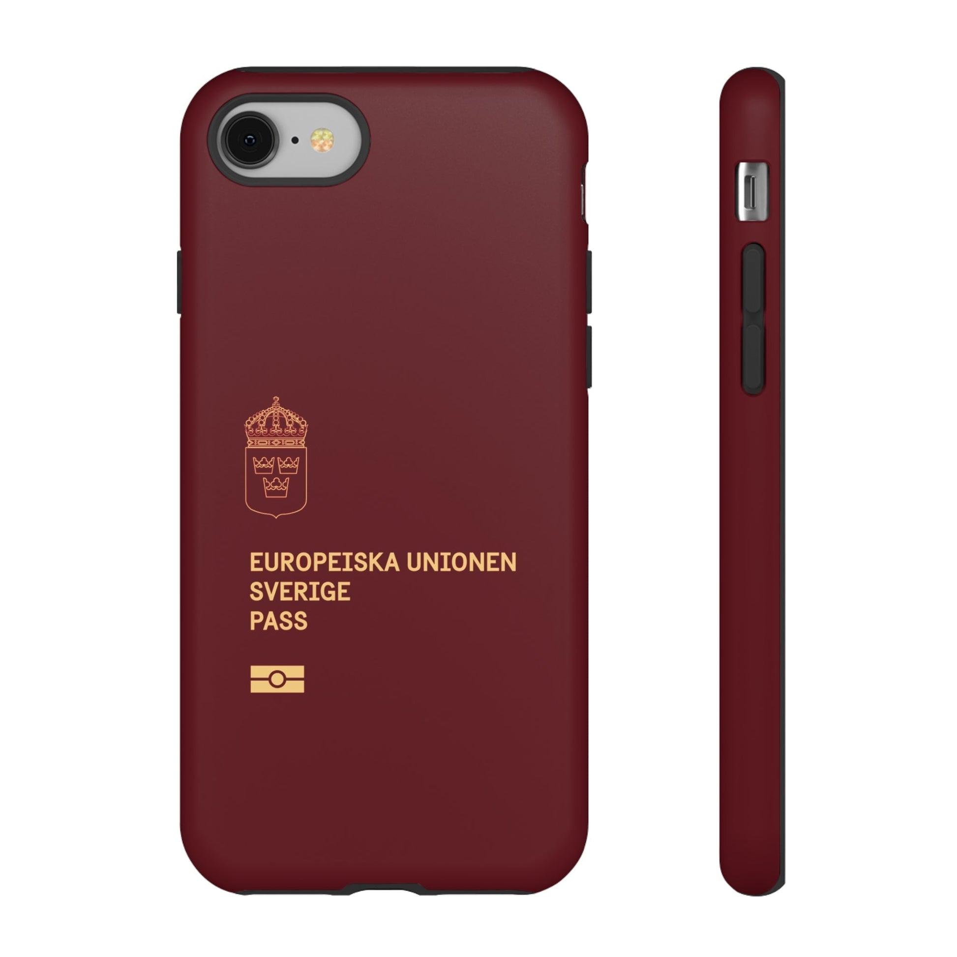 Phone Case-Swedish Passort | Tough-iPhone 8-Matte-PhoneCaseBoss-Phone-Best-Phone-Cases