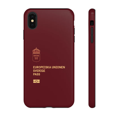 Phone Case-Swedish Passort | Tough-iPhone XS MAX-Glossy-PhoneCaseBoss-Phone-Best-Phone-Cases