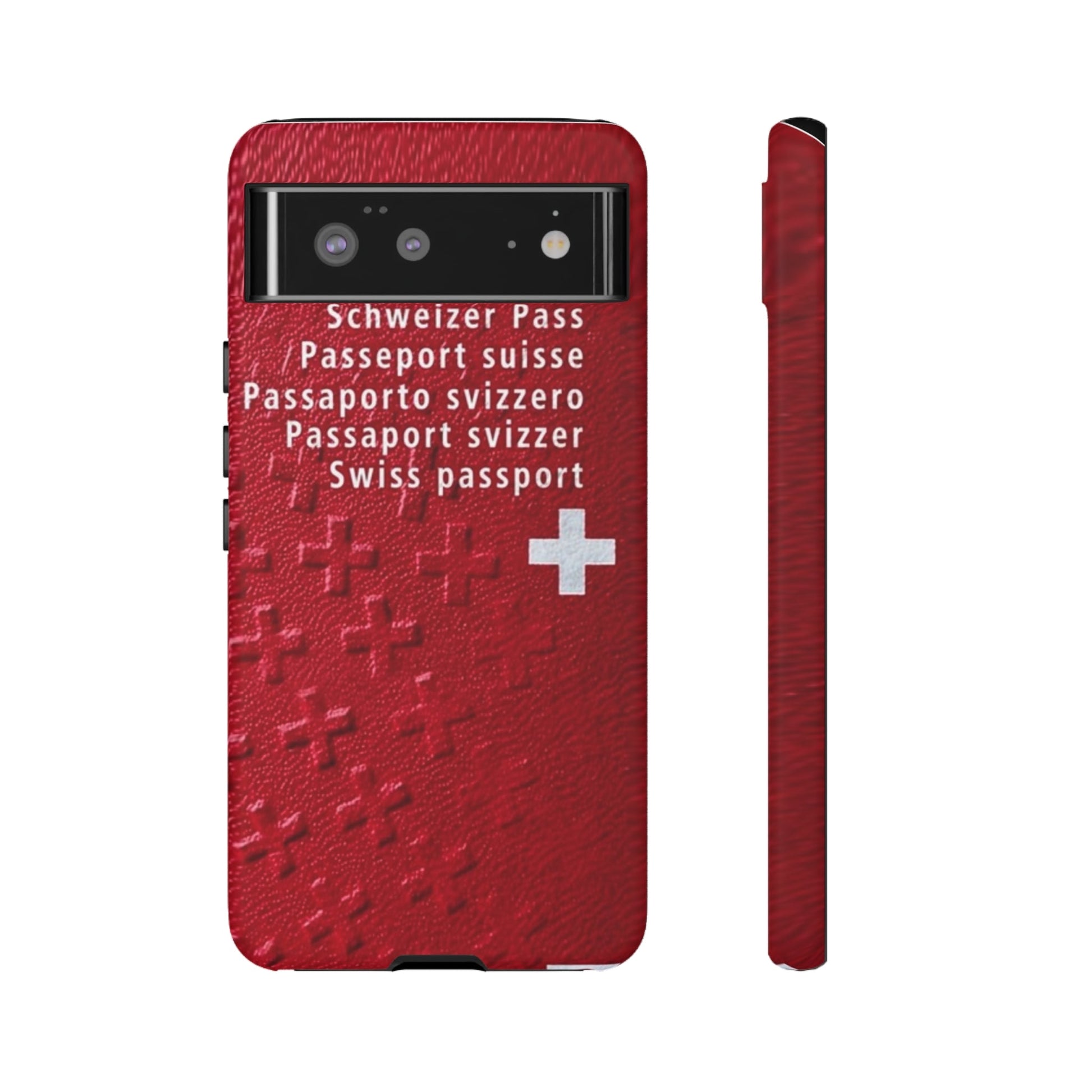 Phone Case-Swiss Passort | Tough-Google Pixel 6-Matte-PhoneCaseBoss-Phone-Best-Phone-Cases