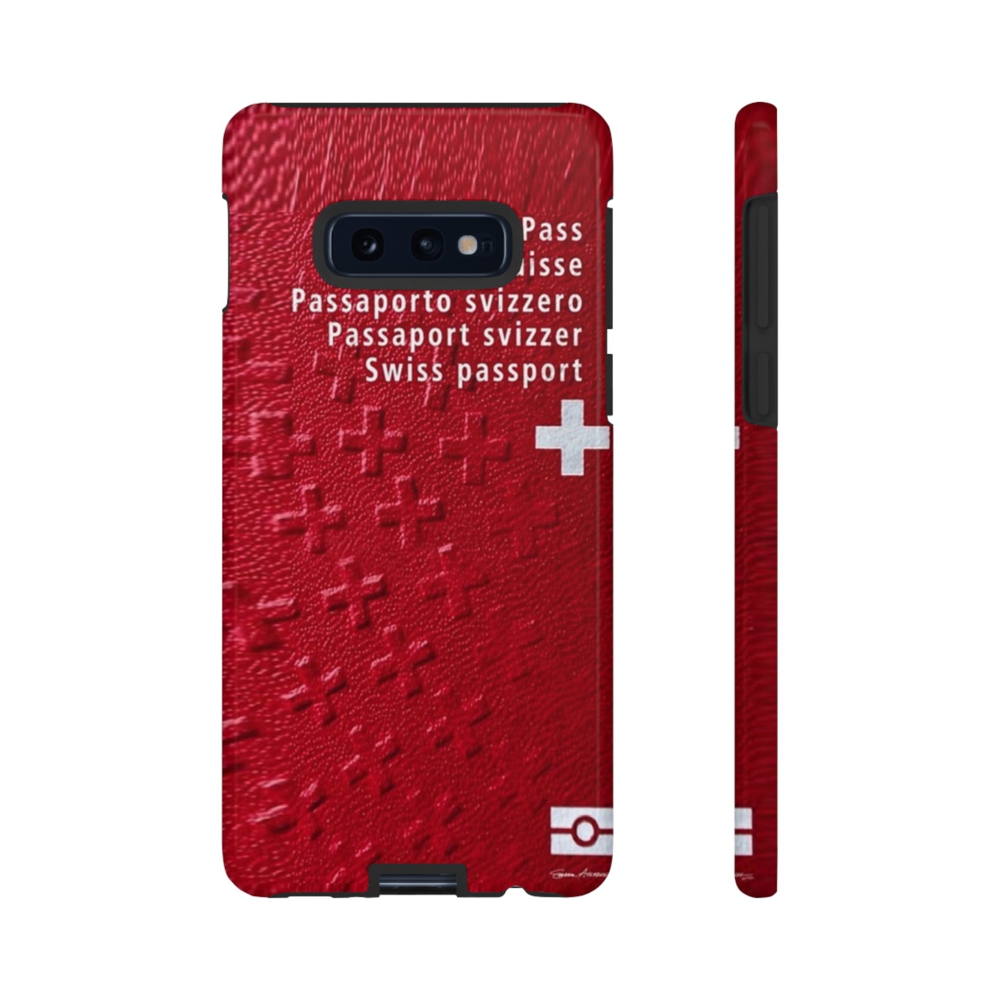 Phone Case-Swiss Passort | Tough-Samsung Galaxy S10E-Glossy-PhoneCaseBoss-Phone-Best-Phone-Cases