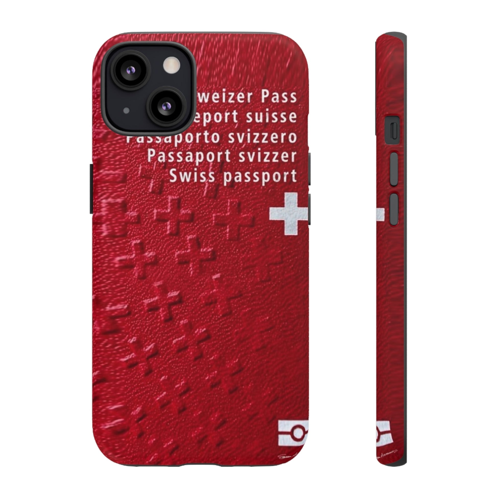 Phone Case-Swiss Passort | Tough-iPhone 13-Matte-PhoneCaseBoss-Phone-Best-Phone-Cases
