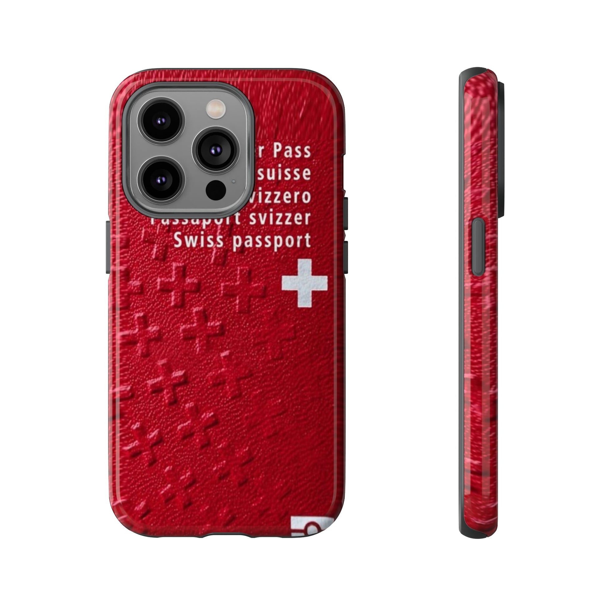 Phone Case-Swiss Passort | Tough-iPhone 14 Pro-Glossy-PhoneCaseBoss-Phone-Best-Phone-Cases