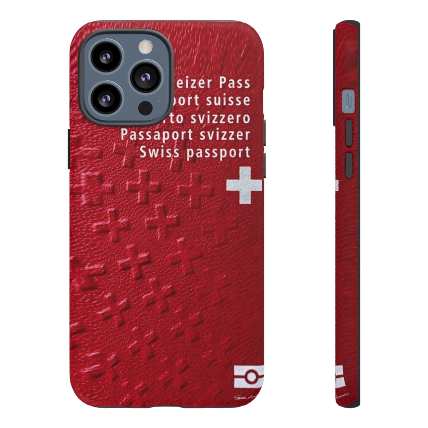 Phone Case-Swiss Passort | Tough-iPhone 13 Pro Max-Matte-PhoneCaseBoss-Phone-Best-Phone-Cases